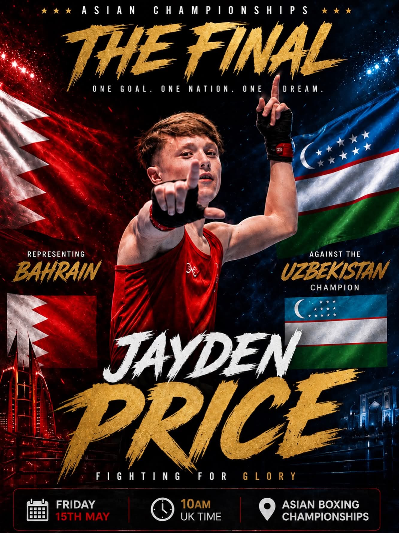 Jayden Price Goes for Gold in Tashkent — Bahrain’s Rising Star Steps Up Again
