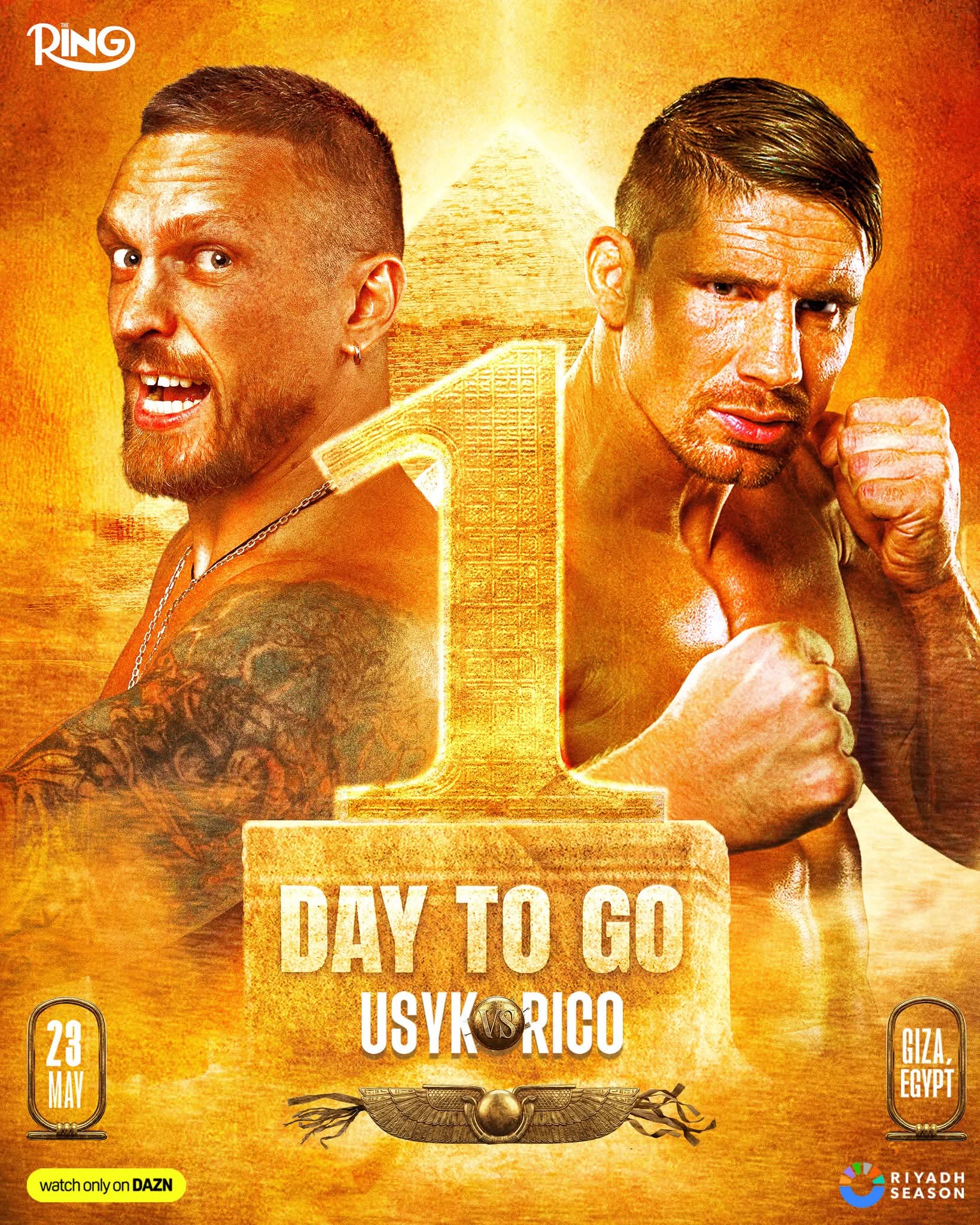 Usyk vs. Verhoeven Official Weigh-In Results and Final Quotes Ahead of Historic Pyramid Showdown