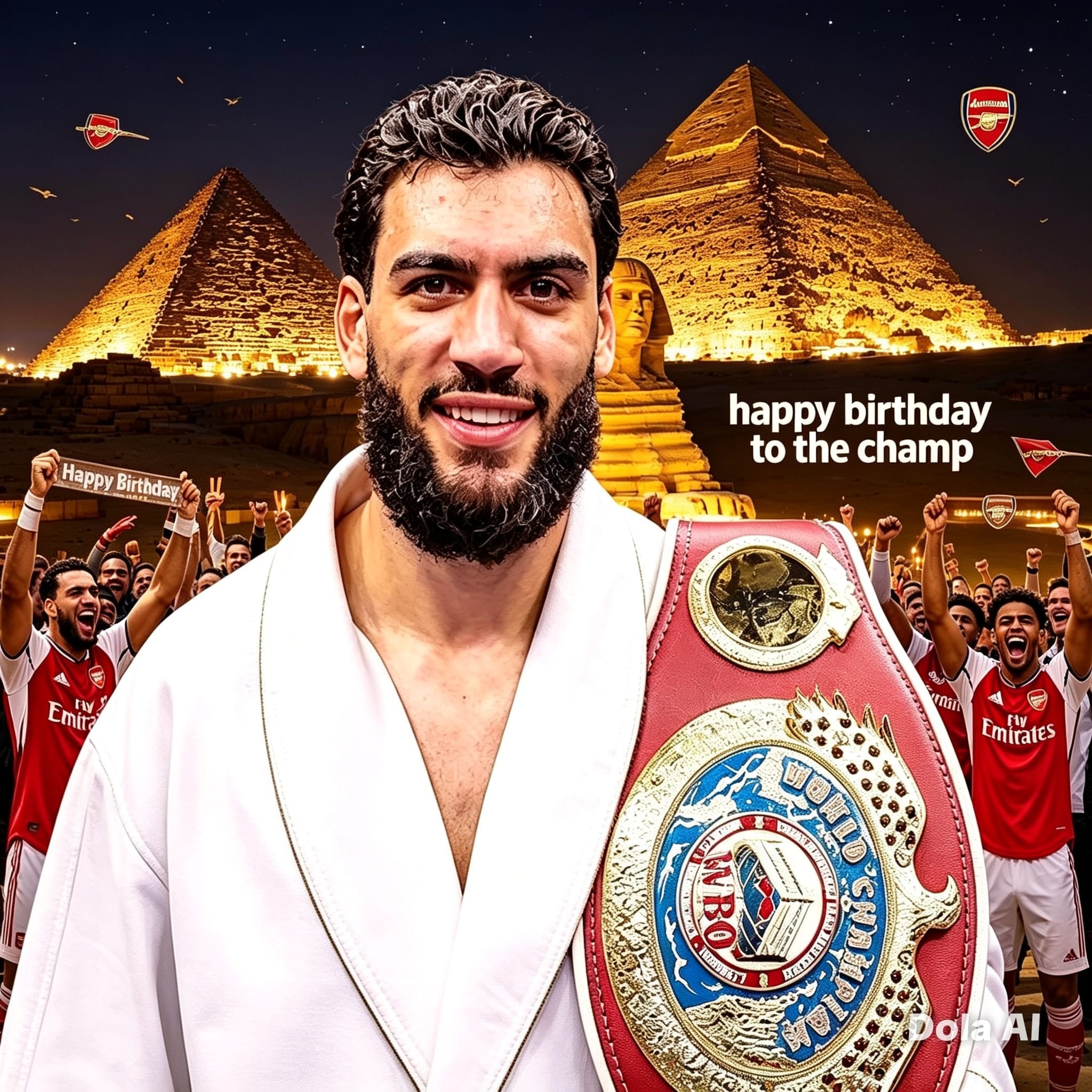 “A Birthday to Remember: Sheeraz Celebrates Arsenal’s Title, World Glory at the Pyramids, and Turning 27”