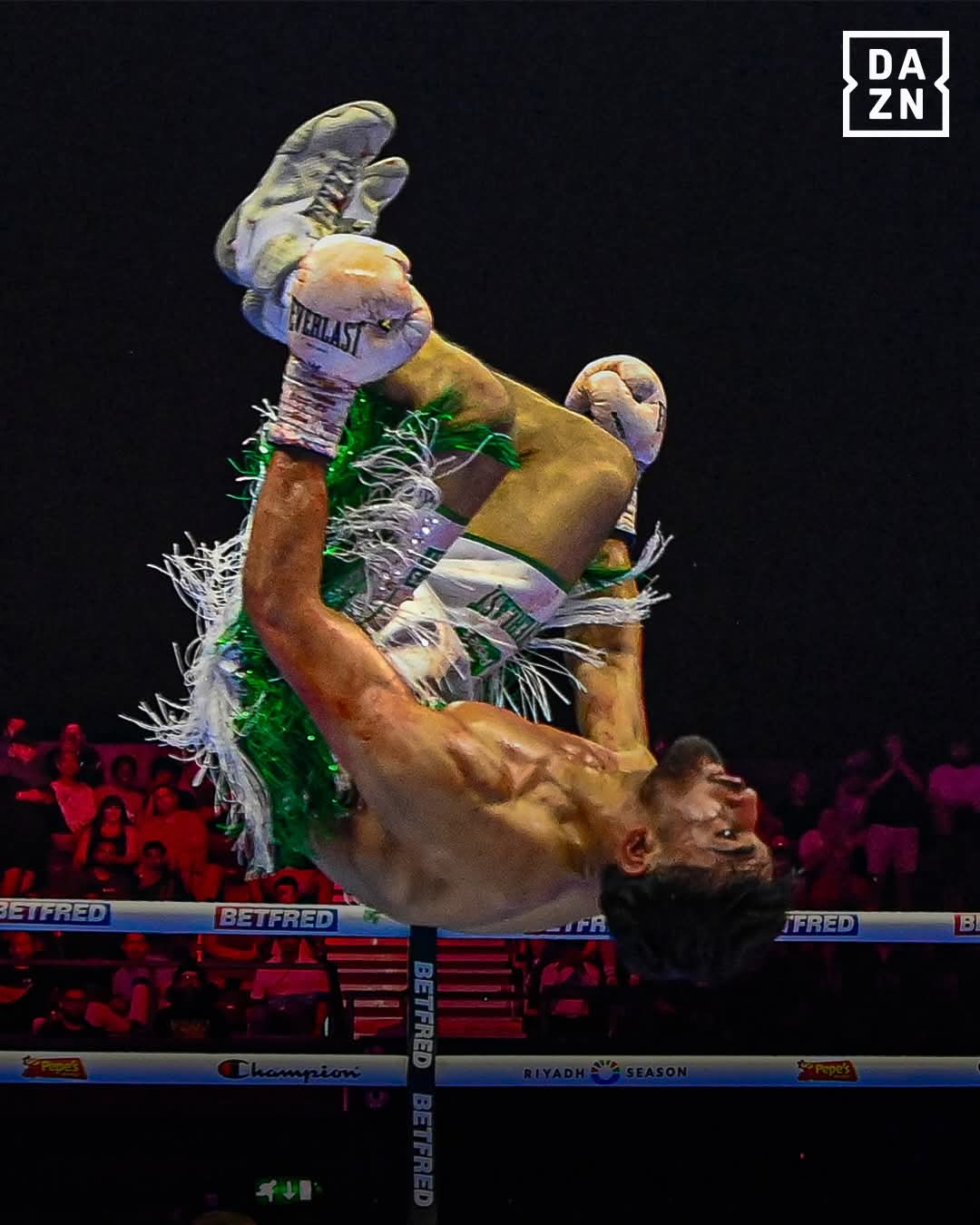 PUNCH PERFECT 
Adam Azim stops Steve Claggett in three rounds in London