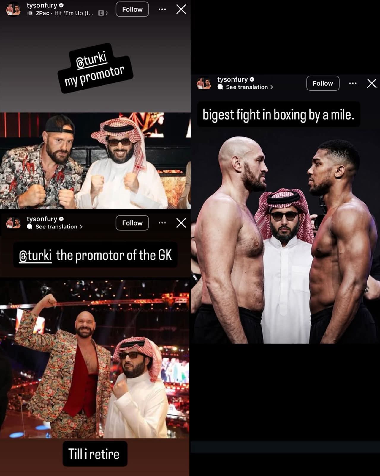 Tyson Fury Confirms Turki Alalshikh Will Promote Him Until Retirement